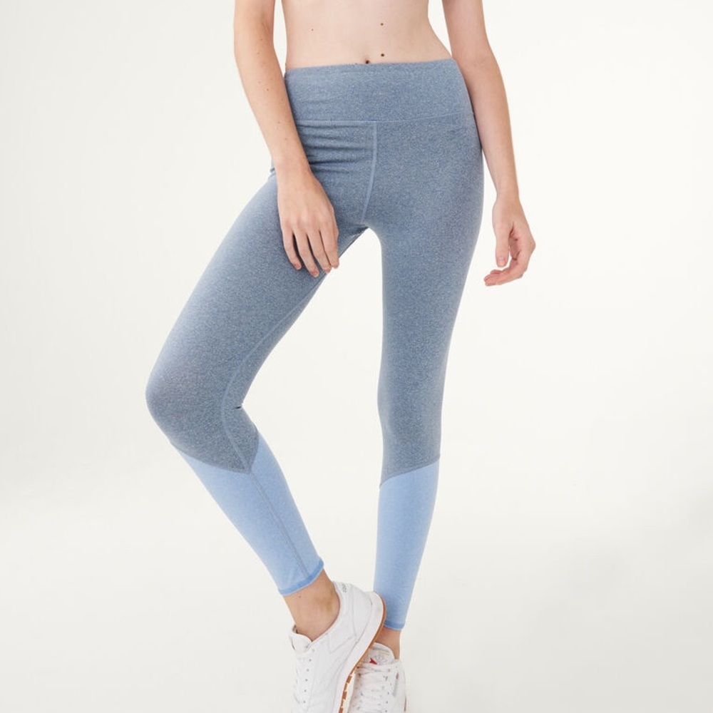 Aeropostale Best Booty Ever Colorblocked Blue Leggings - M